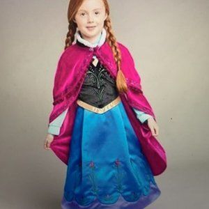 Frozen Anna Traveling Costume - Halloween Princess Elsa Disney Chasing Fireflies